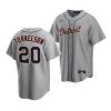 spencer torkelson tigers 2020 mlb draft replica road gray jersey