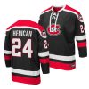 st. cloud state huskies bret hedican college hockey black nhl alumni jersey