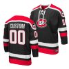 st. cloud state huskies custom 2021 22 college hockey black lace up jersey