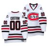 st. cloud state huskies custom 2021 22 college hockey white home jersey