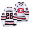 st. cloud state huskies easton brodzinski 2021 22 college hockey white home jersey