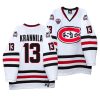 st. cloud state huskies jami krannila 2021 22 college hockey white home jersey