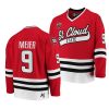 st. cloud state huskies spencer meier 2021 22 college hockey red away jersey 0