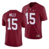 stanford cardinal davis mills cardinal college football men's jersey