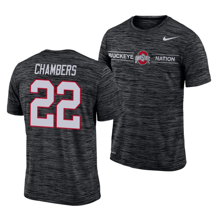 steele chambers black gfx velocity ohio state buckeyes shirt