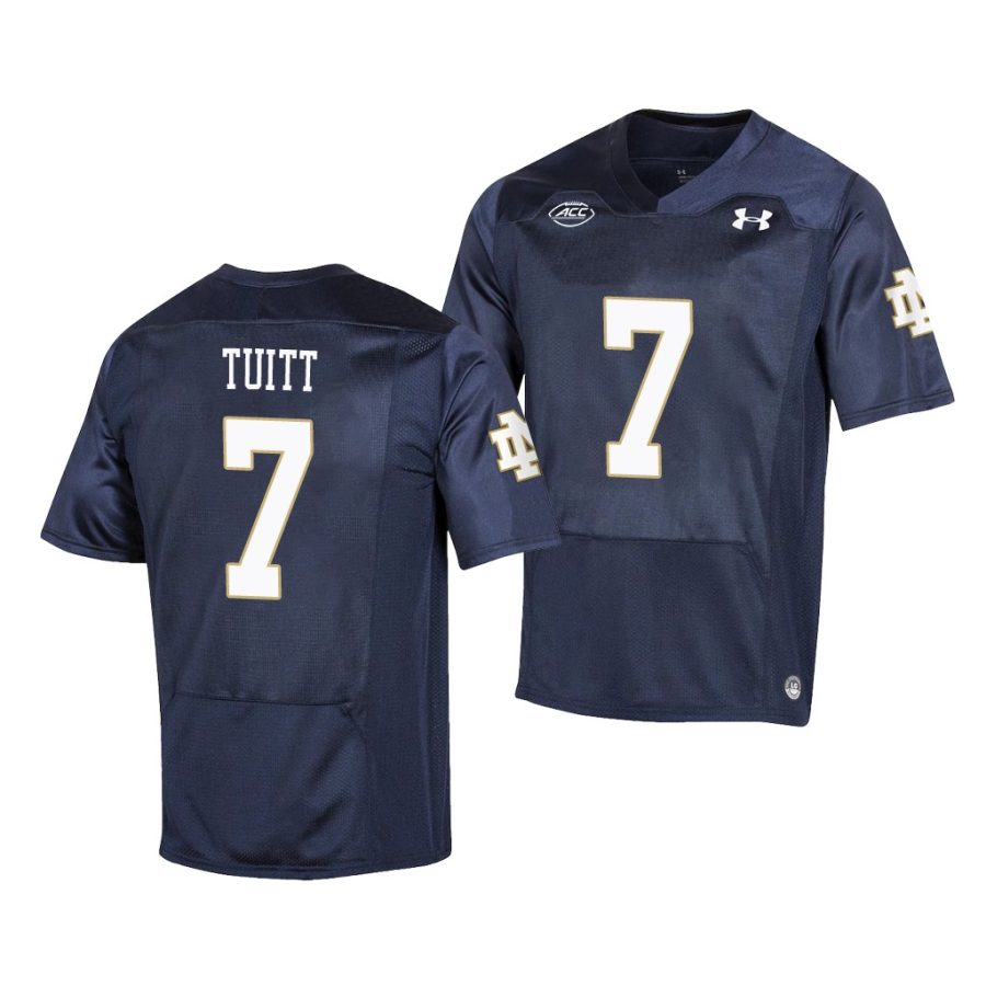 stephon tuitt navy replica men's jersey