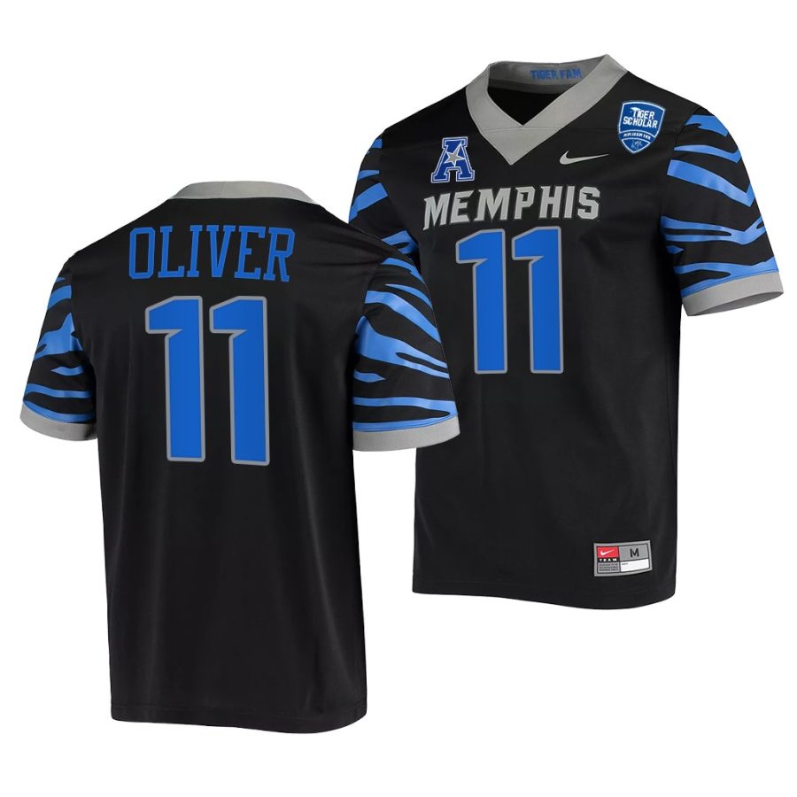 sylvonta oliver black college football memphis tigers jersey