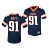 syracuse orange andre szmyt navy college football men's jersey