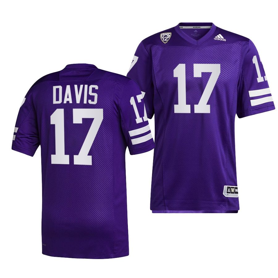 taj davis washington huskies 91 throwback 2021 22 jersey