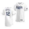 tampa bay rays tom brady white home authentic baseball jersey