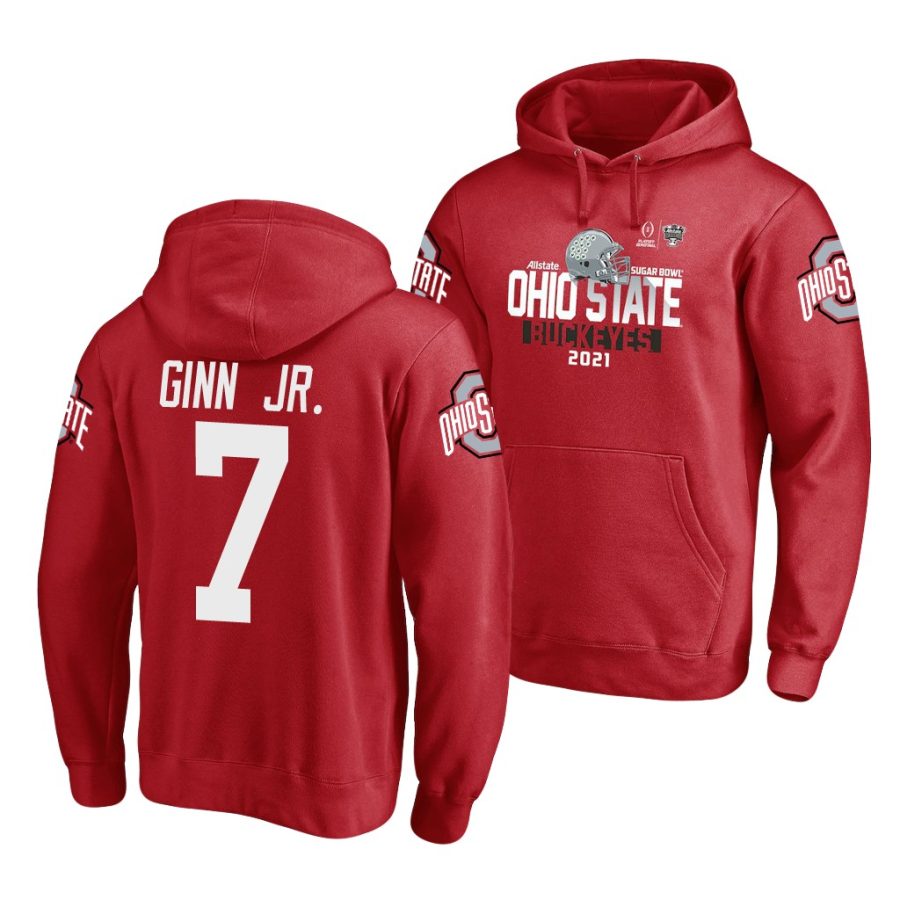 ted ginn jr. scarlet 2021 sugar bowl ohio state buckeyes hoodie