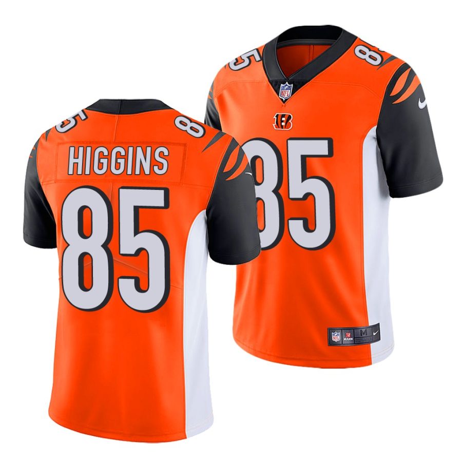 tee higgins bengals 2020 nfl draft vapor limited men's orange jersey