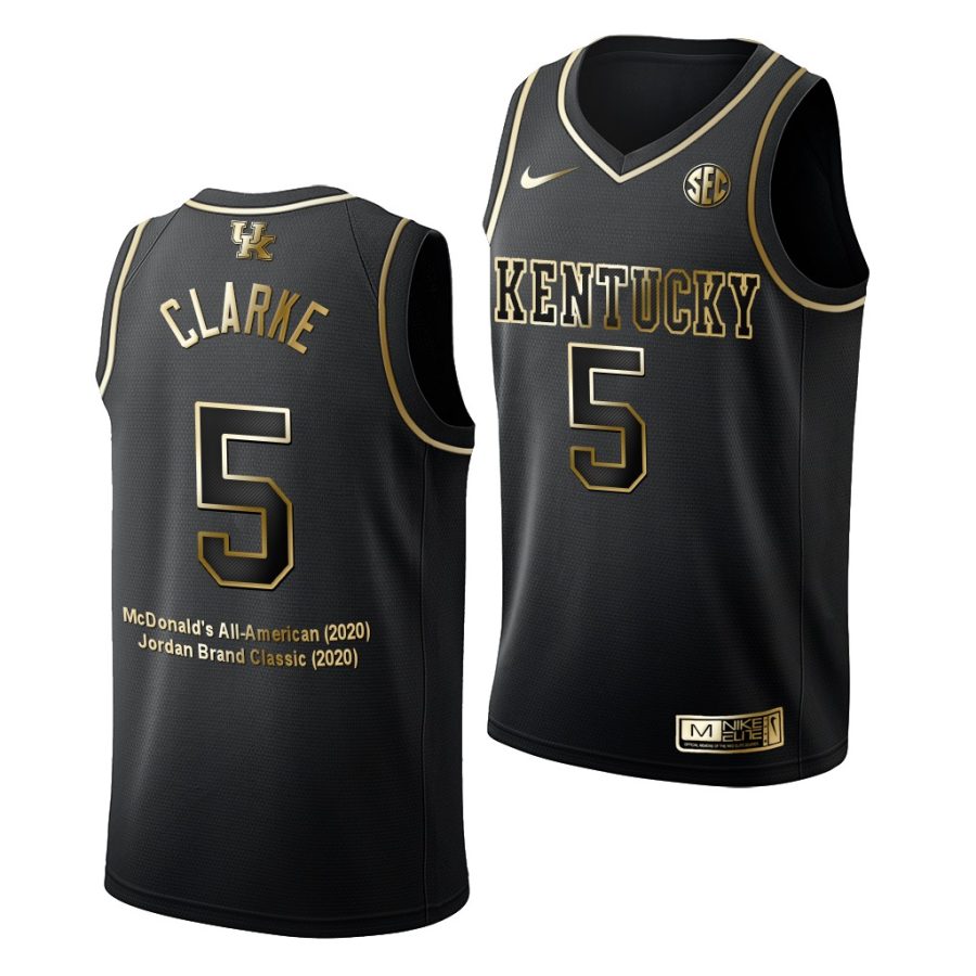 terrence clarke black rip ncaa star kentucky wildcats jersey