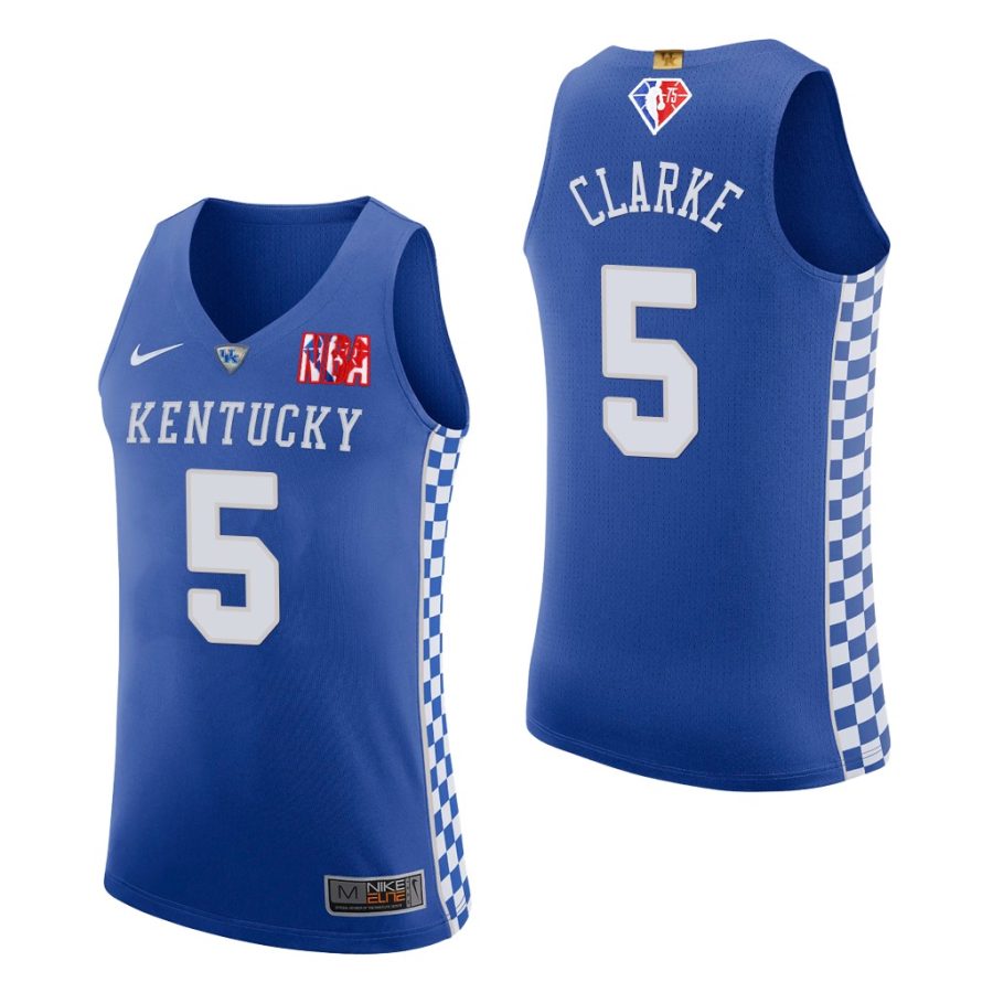 terrence clarke blue 2021 nba draft kentucky wildcats jersey