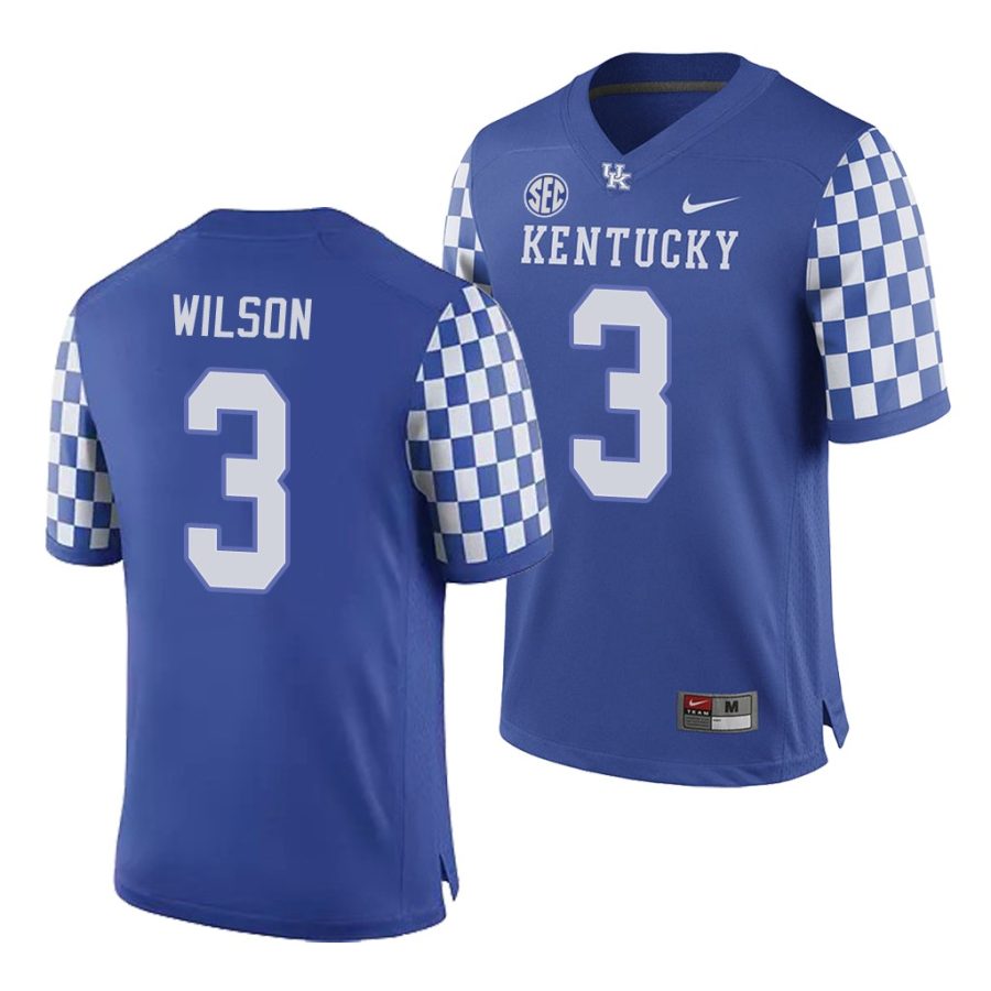 terry wilson royal college football men's jersey