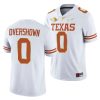 texas longhorns demarvion overshown white 2021 red river showdown men jersey