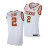 texas longhorns marcus carr white alumni player limited 2021 top transfers jersey