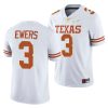 texas longhorns quinn ewers white college football jersey