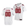 texas tech red raiders custom white college football men's jersey