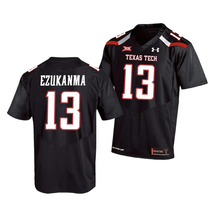 texas tech red raiders erik ezukanma black college football men's jersey