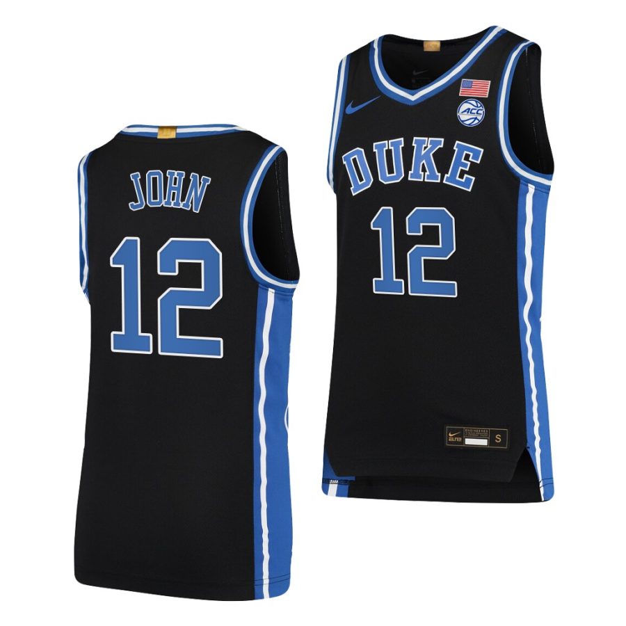 theo john black college basketball 2021 22limited jersey