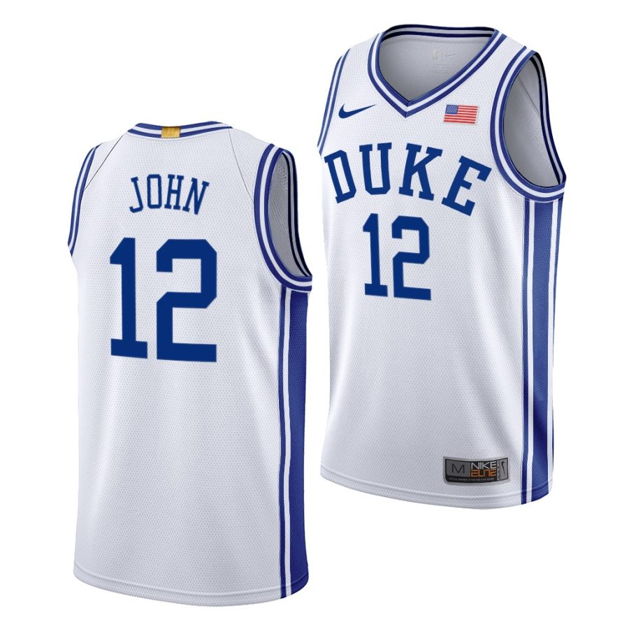 theo john duke blue devils home 2021 jersey