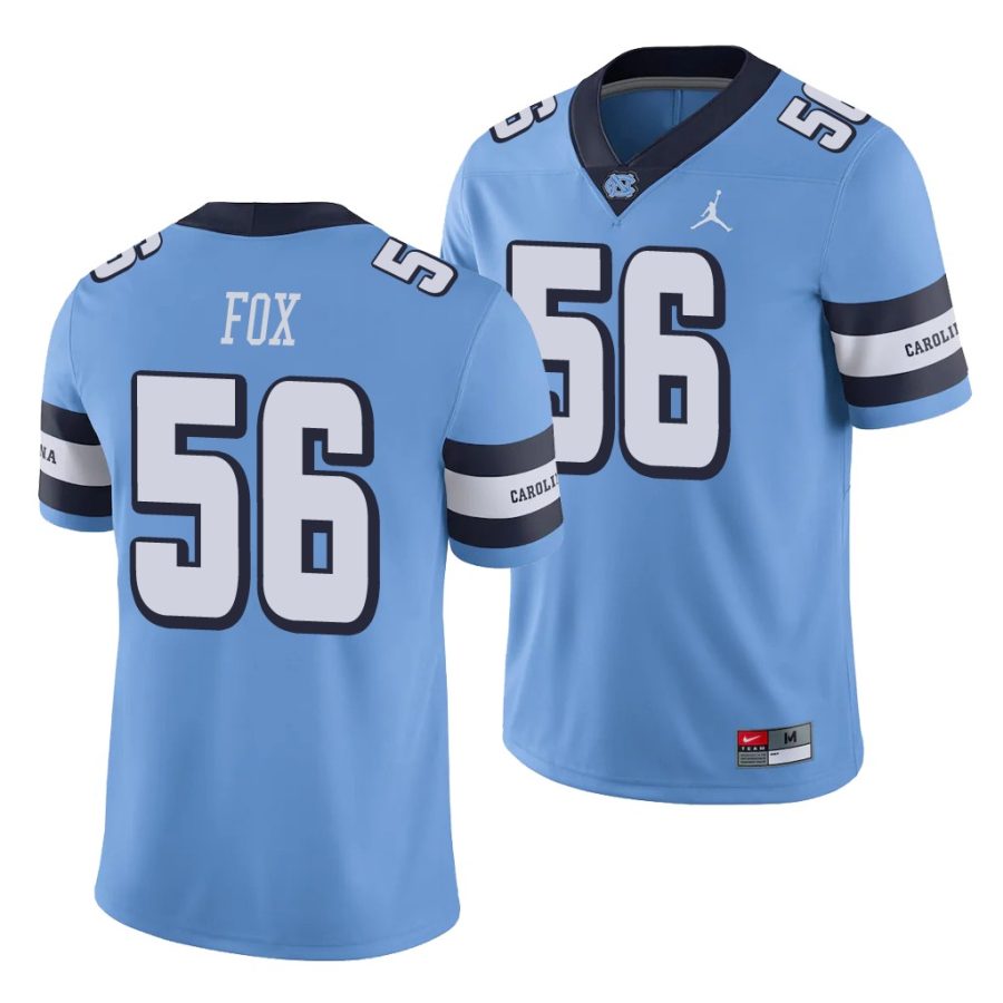 tomari fox carolina blue college football men's jersey