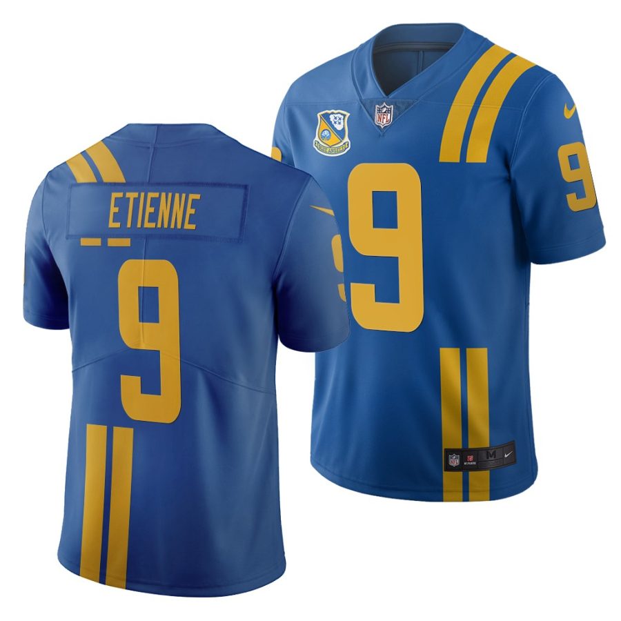 travis etienne jaguars 2021 nfl draft city edition men's roayl jersey