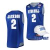 tray jackson blue college basketball 2021 22free hat jersey