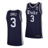 tre jones navy alternate men's jersey