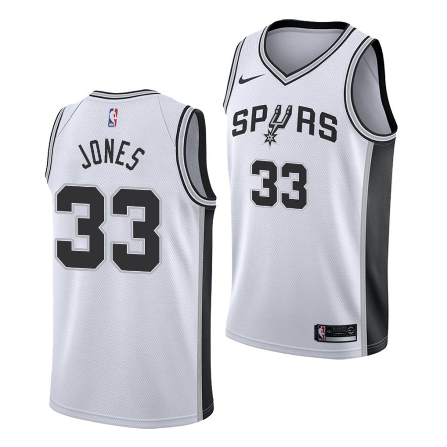 tre jones spurs association 2020 nba draft 2020 21 white jersey