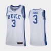 tre jones white replica men's jersey