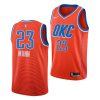 tre mann thunder 2021 orange statement edition 2021 nba draft jersey