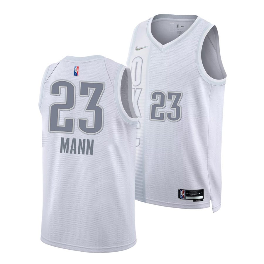 tre mann thunder 75th diamond white city edition florida gators 2021 draft jersey