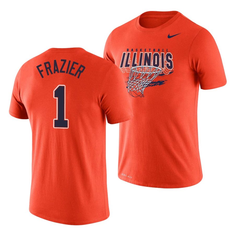 trent frazier orange legend basketball jersey