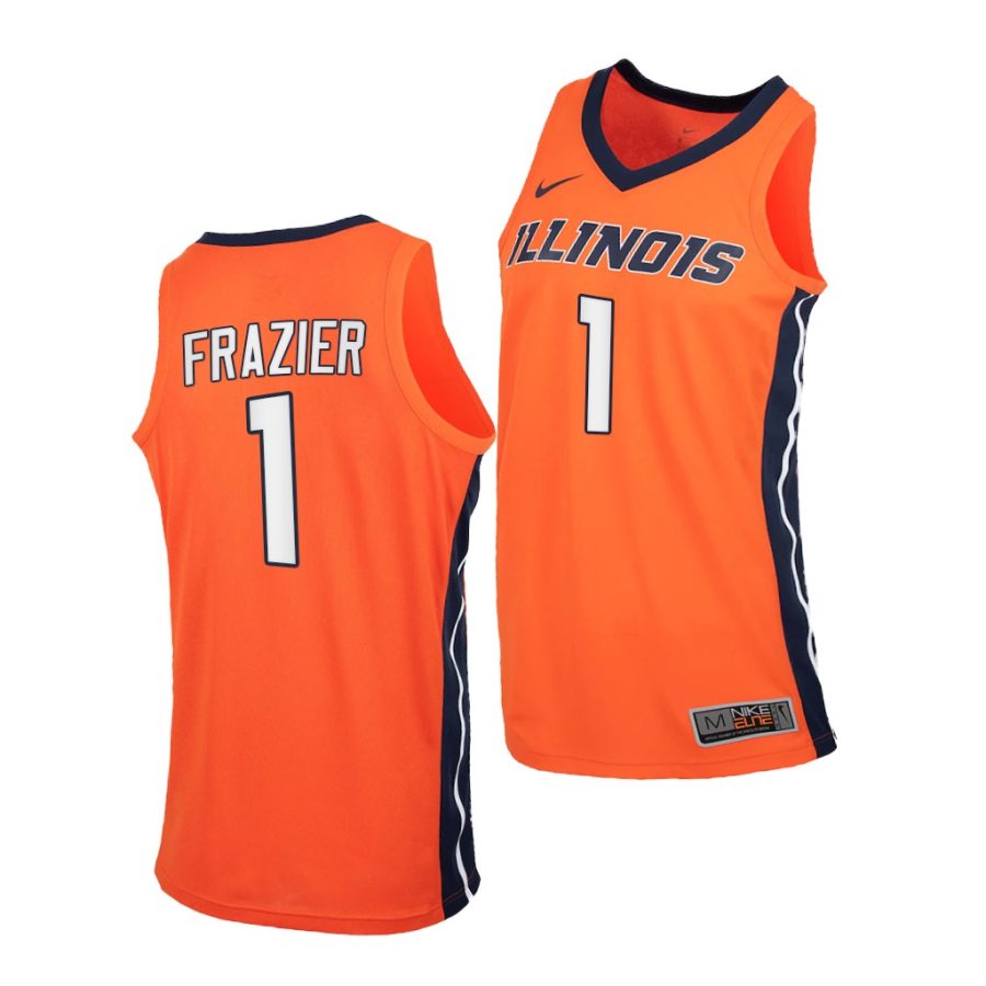 trent frazier orange replica men jersey