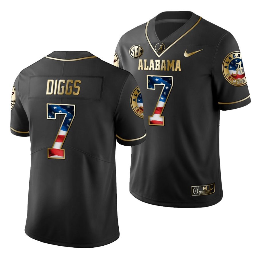 trevon diggs black stars and stripes men's jersey