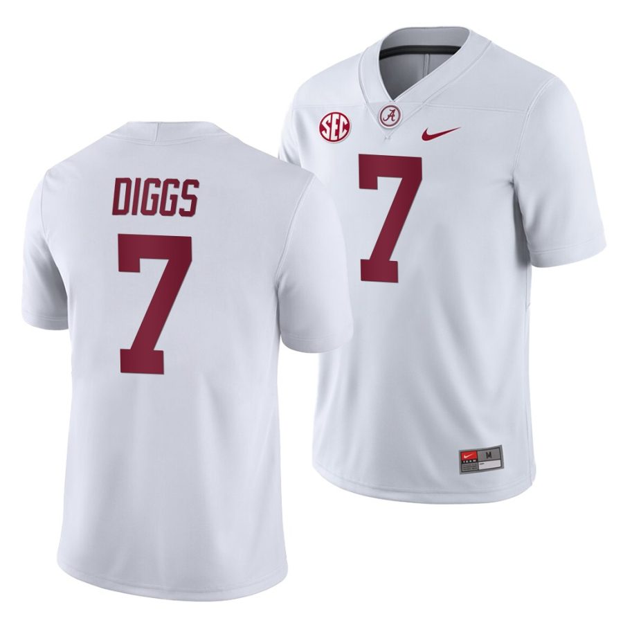 trevon diggs white away men's jersey