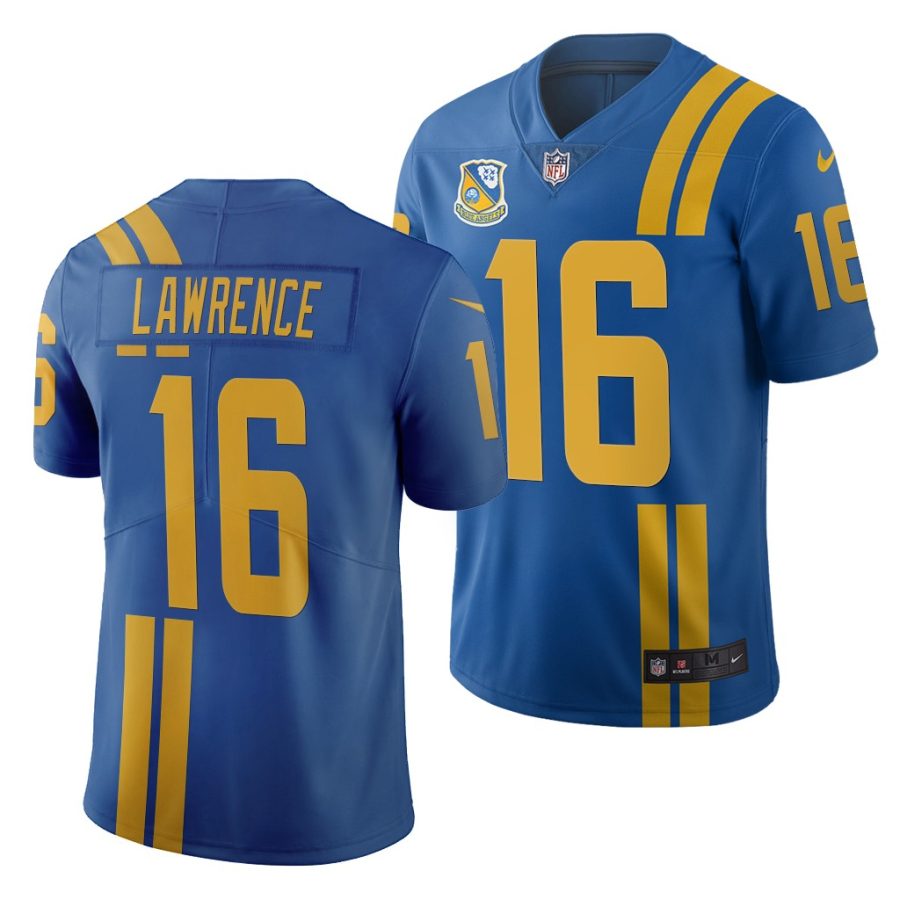 trevor lawrence jaguars 2021 nfl draft city edition men's royal jersey