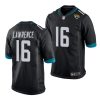 trevor lawrence jaguars 2021 nfl draft game men's black jersey