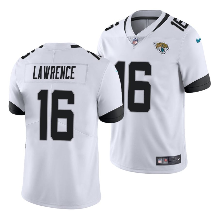 trevor lawrence jaguars 2021 nfl draft vapor limited men's white jersey