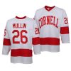 tristan mullin ncaa college hockey white replica jersey