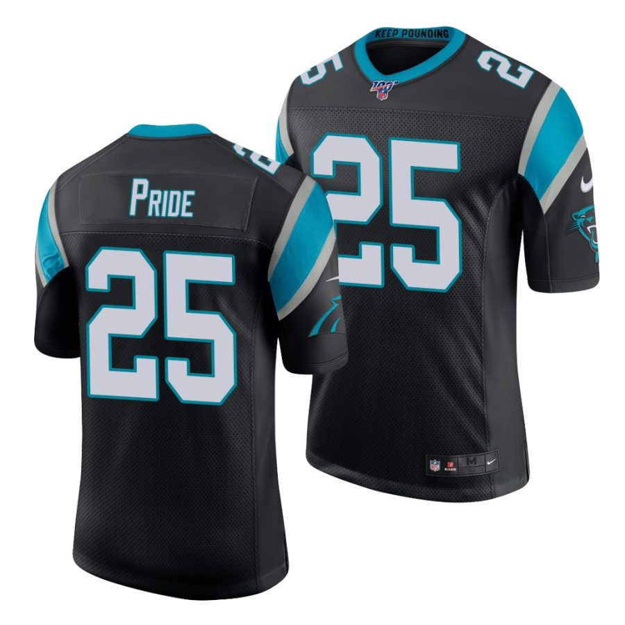 troy pride jr. panthers 2020 nfl draft 100th season vapor limited men's black jersey