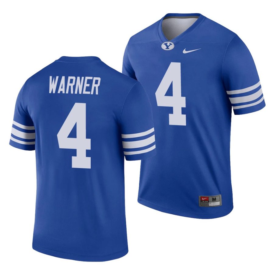 troy warner royal college football byu cougars jersey