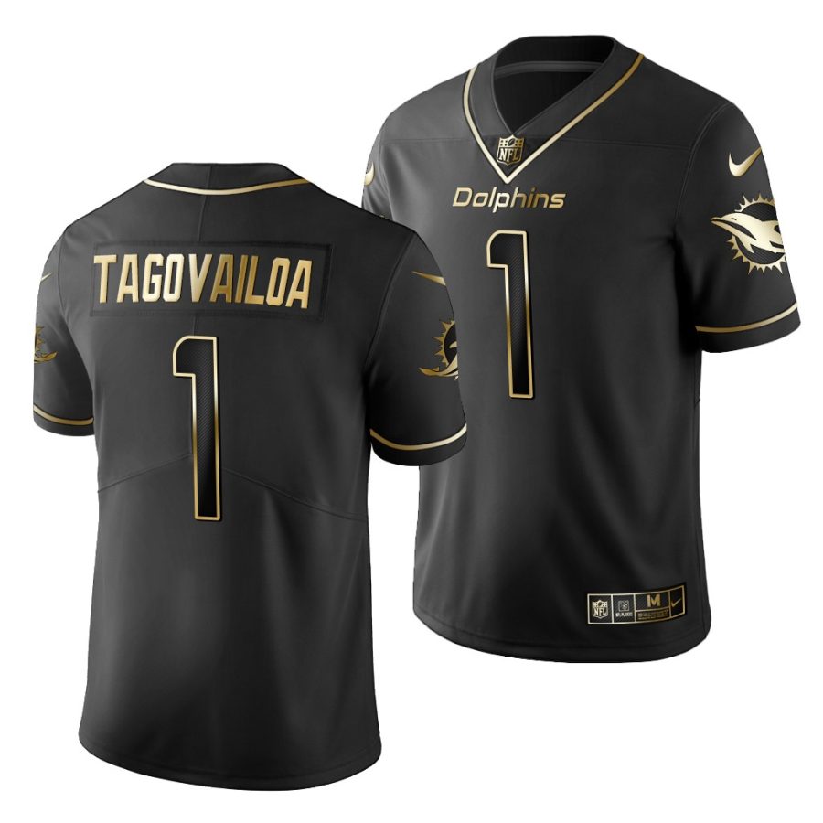 tua tagovailoa black 2020 nfl draft men's jersey