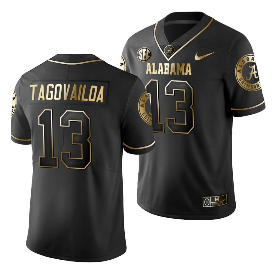 tua tagovailoa black college football men's jersey