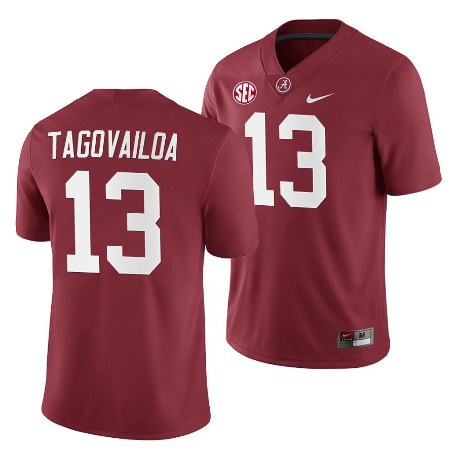 tua tagovailoa crimson home men's jersey