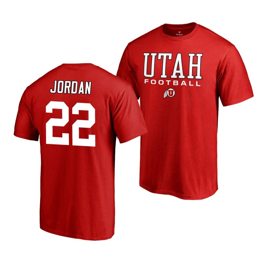 ty jordan red college football jersey