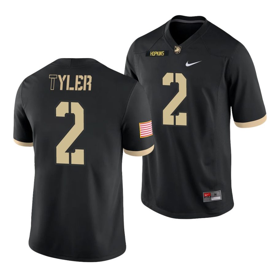 tyhier tyler black college football army black knights jersey