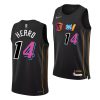 tyler herro heat 75th anniversary black city edition jersey